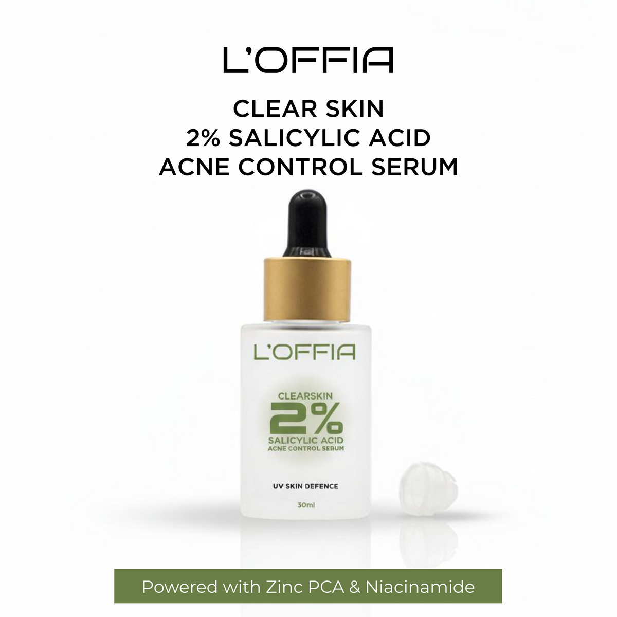 L’Offia ClearSkin 2% Salicylic Acid Acne Control Serum for Pimples & Oily Skin – 30ml