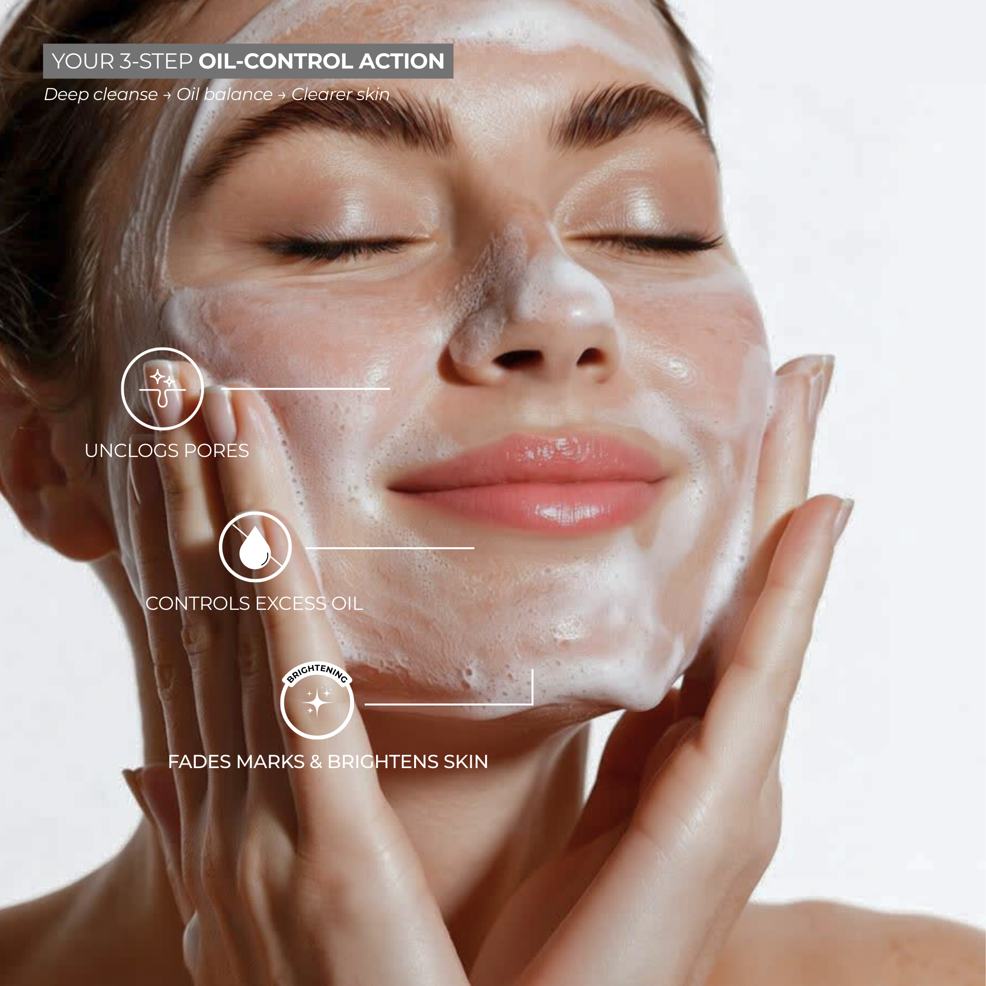 Niacinamide + Salicylic Acid Face Wash | Oil Control & Acne Care (100ml)