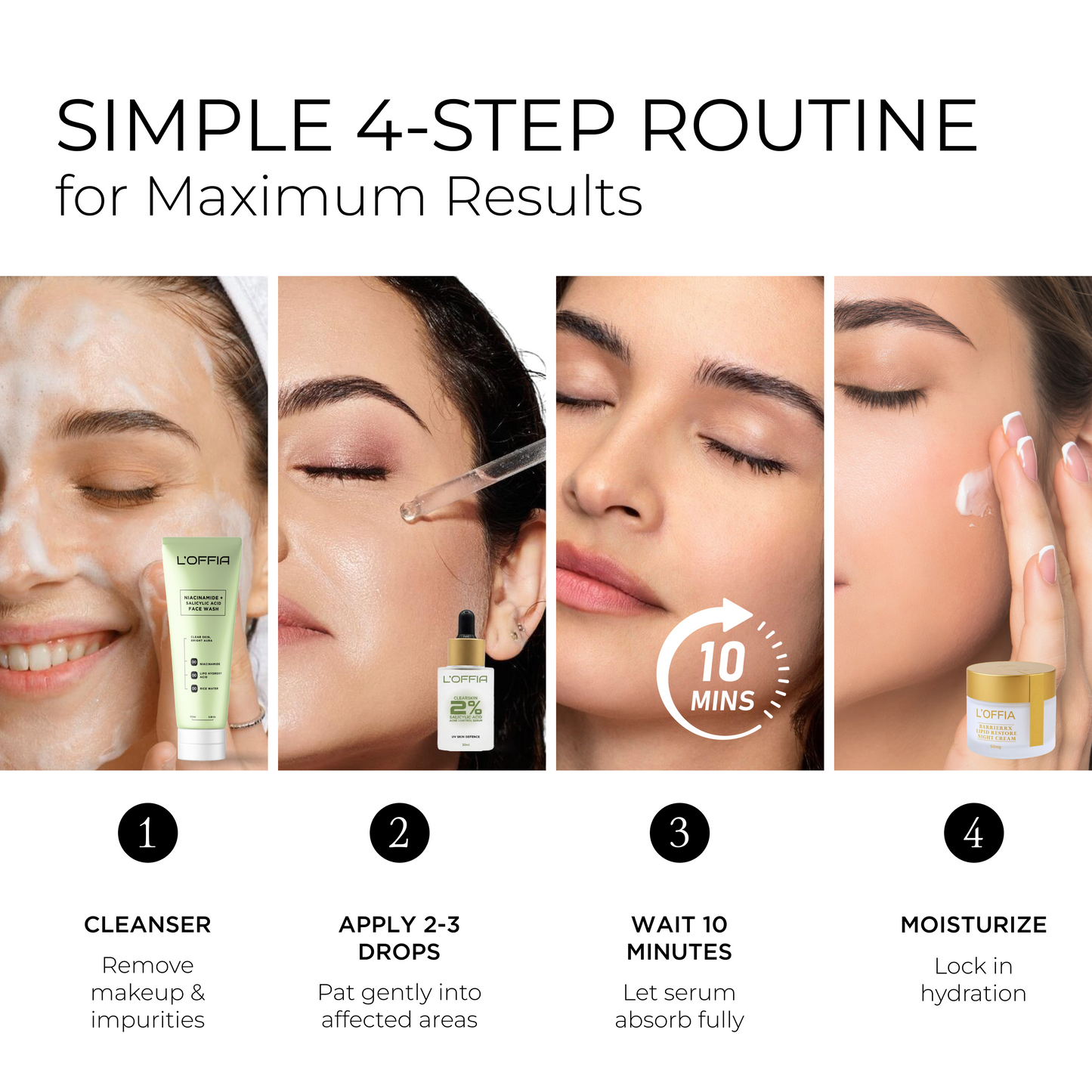 L’Offia ClearSkin 2% Salicylic Acid Acne Control Serum for Pimples & Oily Skin – 30ml