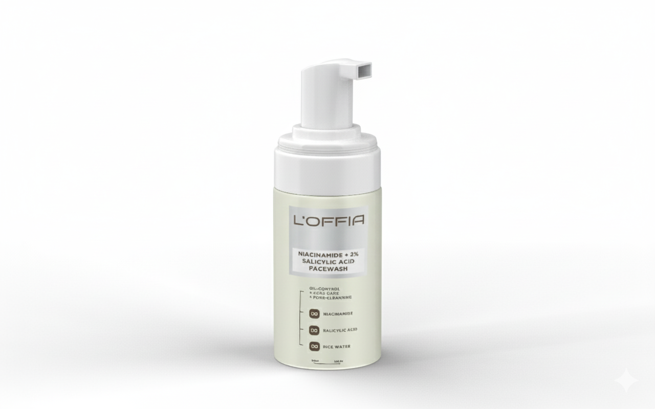 Niacinamide + Salicylic Acid Face Wash | Oil Control & Acne Care (100ml)