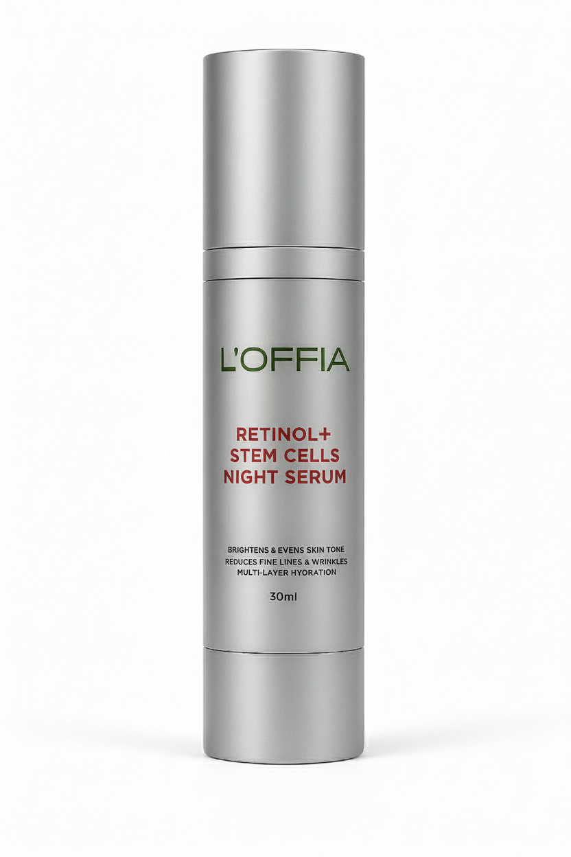 L’Offia Retinol + Stem Cells Night Serum – Anti-Aging & Wrinkle Repair (30ml)