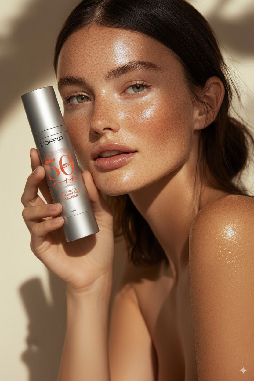 L’Offia Ultra Matte Hyaluronic Acid Sunscreen SPF 50 PA++++ | Oil-Free